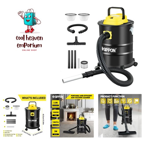 Powerful 1000w ash vacuum - powerful,
