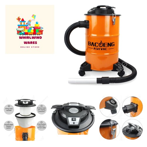 Gallon ash vacuum - 5.3-gallon,